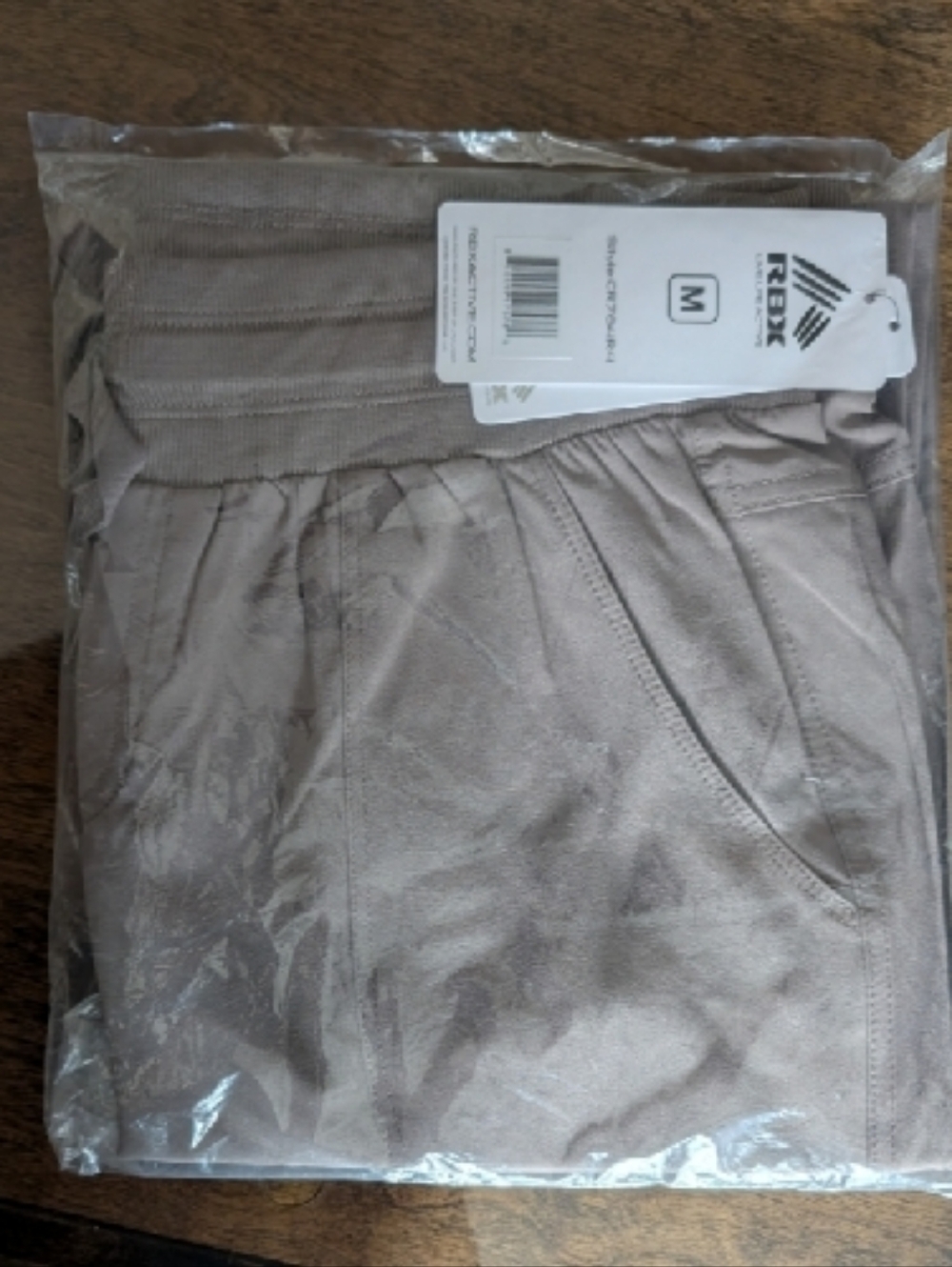RBX ACTIVE WEAR CARGO CAPRI WITH POCKETS DRIFTWOOD, NEW W/TAGS MED - Picture 5 of 5